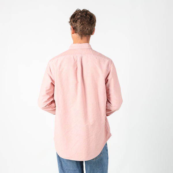 Peach 90s Polo Ralph Lauren Long Sleeve Shirt (L)